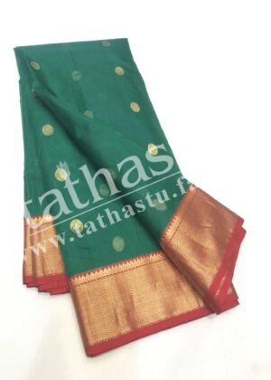 TATHASTU PURE SILK CHANDERI SAREE