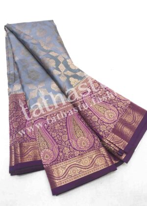 TATHASTU PURE SILK BROCADE SAREE