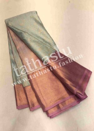 TATHASTU ART SILK TISSUE BROCADE SAREE