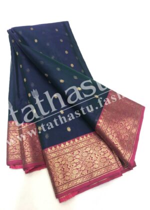 TATHASTU PURE SILK CHANDERI SAREE
