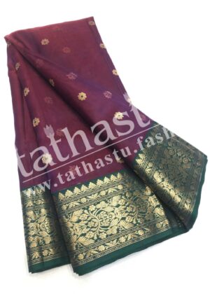 TATHASTU PURE SILK CHANDERI SAREE