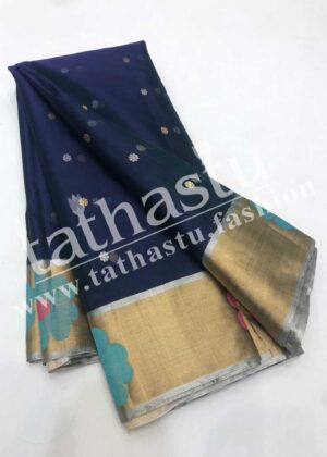 TATHASTU PURE SILK CHANDERI SAREE