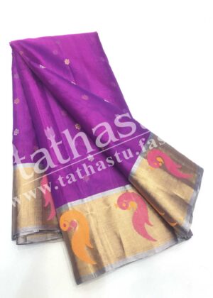 TATHASTU PURE SILK CHANDERI SAREE
