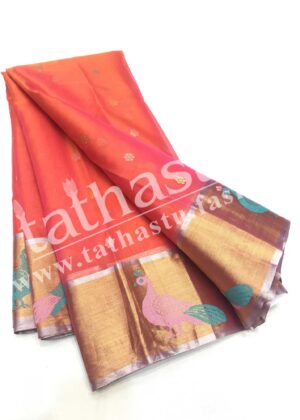 TATHASTU PURE SILK CHANDERI SAREE