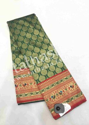 TATHASTU ART SILK TISSUE BROCADE SAREE