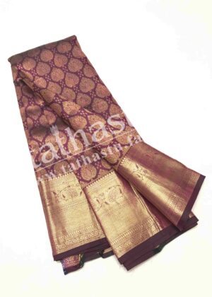 TATHASTU PURE SILK BROCADE SAREE