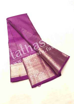 TATHASTU PURE SILK TISSUE BROCADE SAREE