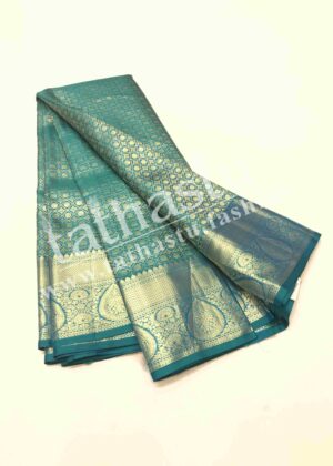 TATHASTU PURE SILK TISSUE BROCADE SAREE