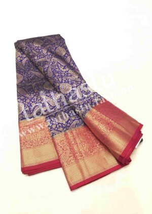 TATHASTU PURE SILK TISSUE BROCADE SAREE