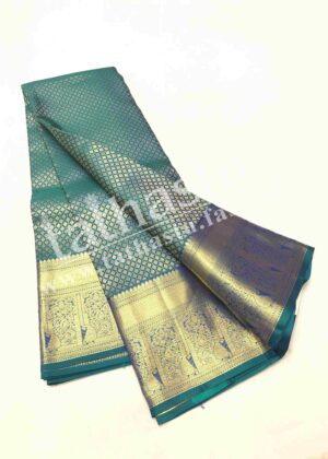 TATHASTU PURE SILK TISSUE BROCADE SAREE