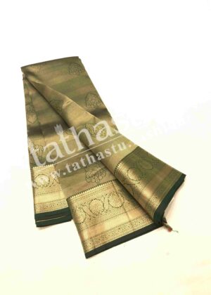 TATHASTU PURE SILK TISSUE BROCADE SAREE