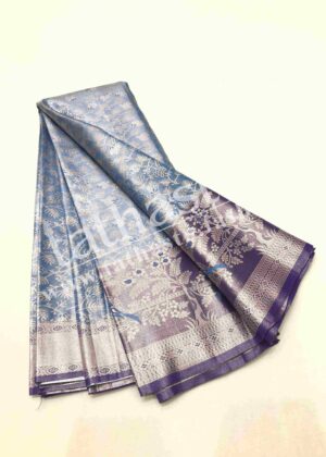 TATHASTU ART SILK TISSUE BROCADE SAREE