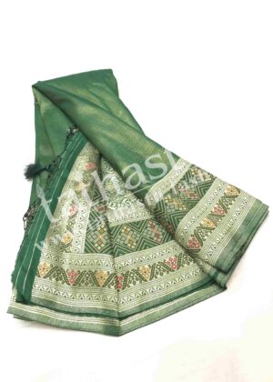 TATHASTU ART SILK TISSUE BROCADE SAREE