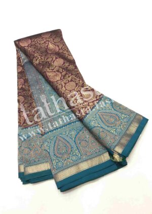 TATHASTU ART SILK TISSUE BROCADE SAREE