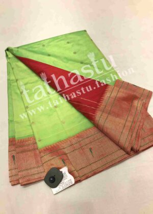TATHASTU PURE SILK MUNIYA BORDER PAITHANI