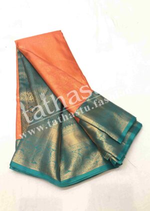 TATHASTU ART SILK TISSUE BROCADE SAREE