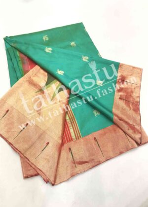 TATHASTU PURE SILK MUNIYA BORDER PAITHANI