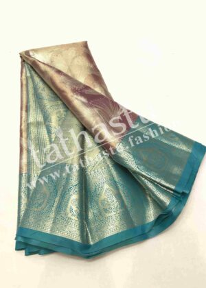 TATHASTU ART SILK TISSUE BROCADE SAREE