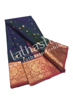 TATHASTU PURE SILK CHANDERI SAREE