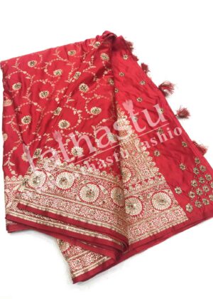 TATHASTU PURE SILK BRIDAL WEAR SAREE
