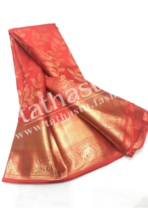 TATHASTU PURE SILK BROCADE SAREE