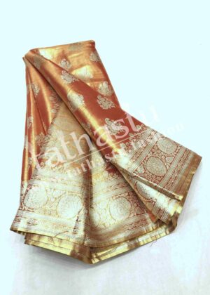 TATHASTU ART SILK TISSUE SAREE