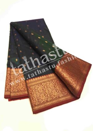 TATHASTU PURE SILK CHANDERI SAREE