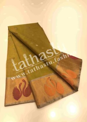 TATHASTU PURE SILK CHANDERI SAREE