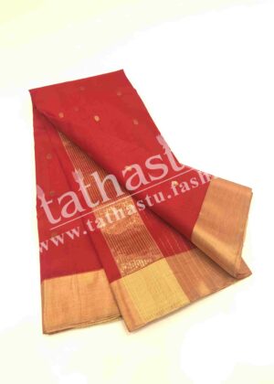 TATHASTU PURE SILK CHANDERI SAREE