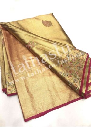 TATHASTU PURE SILK BRIDAL WEAR SAREE