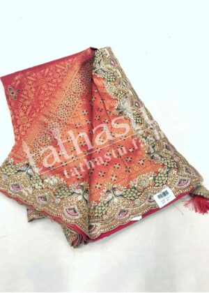 TATHASTU PURE SILK BRIDAL WEAR SAREE WITH SHELA