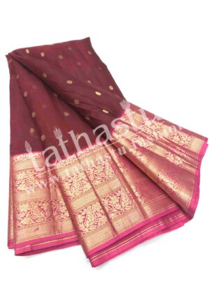 TATHASTU PURE SILK CHANDERI SAREE
