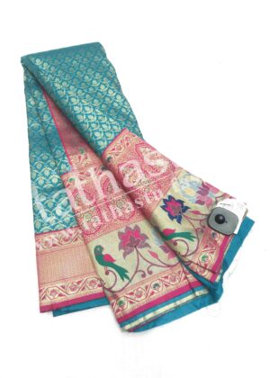 TATHASTU ART SILK TISSUE BROCADE SAREE