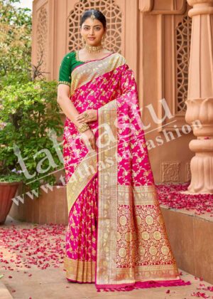 TATHASTU PURE SILK BANARASI SAREE