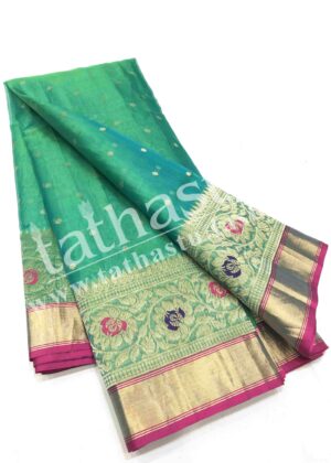 TATHASTU PURE SILK CHANDERI SAREE