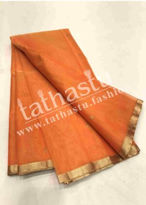TATHASTU PURE SILK CHANDERI SAREE