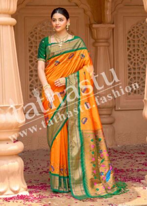 TATHASTU ART SILK PAITHANI