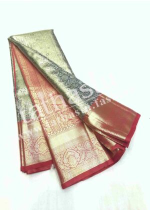 TATHASTU ART SILK TISSUE BROCADE SAREE