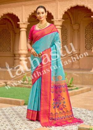 TATHASTU ART SILK PAITHANI