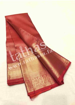 TATHASTU PURE SILK BROCADE SAREE