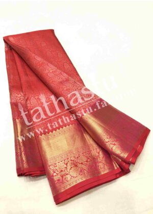 TATHASTU PURE SILK BROCADE SAREE