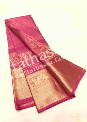 TATHASTU PURE SILK BROCADE SAREE