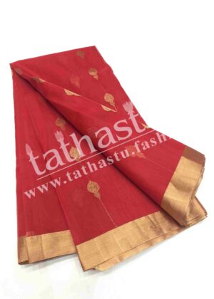 TATHASTU PURE SILK CHANDERI SAREE