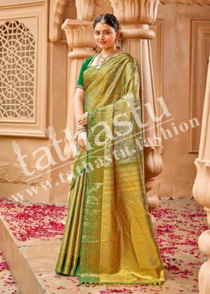 TATHASTU PURE SILK TISSUE SAREE