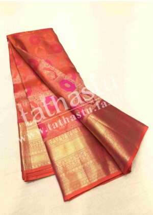 TATHASTU PURE SILK BROCADE SAREE
