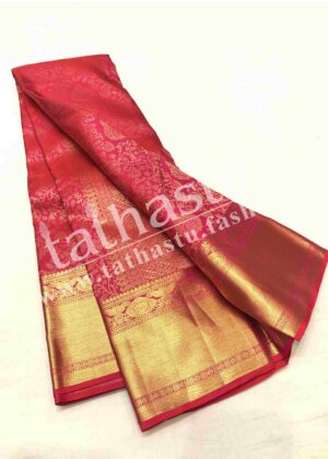 TATHASTU PURE SILK BROCADE SAREE