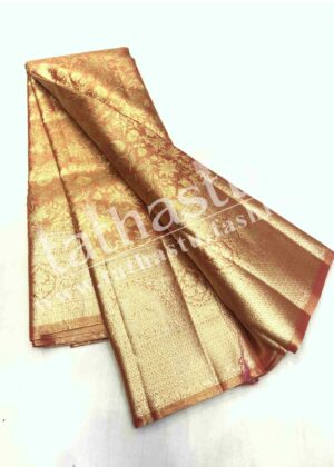 TATHASTU ART SILK TISSUE BROCADE SAREE