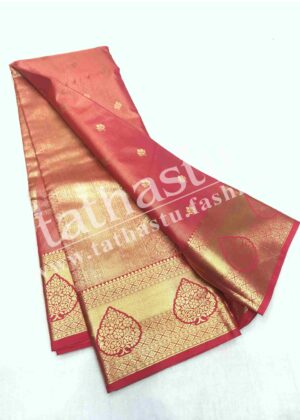 TATHASTU ART SILK TISSUE BROCADE SAREE