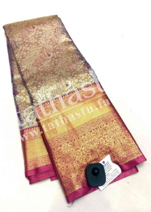 TATHASTU ART SILK TISSUE BROCADE SAREE