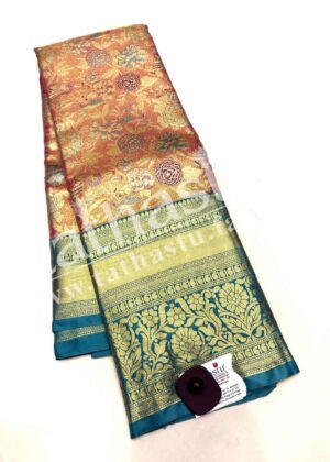 TATHASTU ART SILK TISSUE BROCADE SAREE